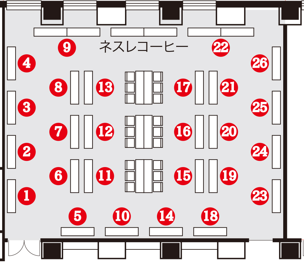 展示平面図